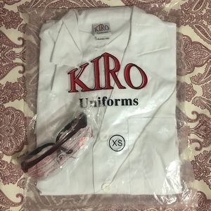 New Lab Coat with Safety Poly carbon Glasses